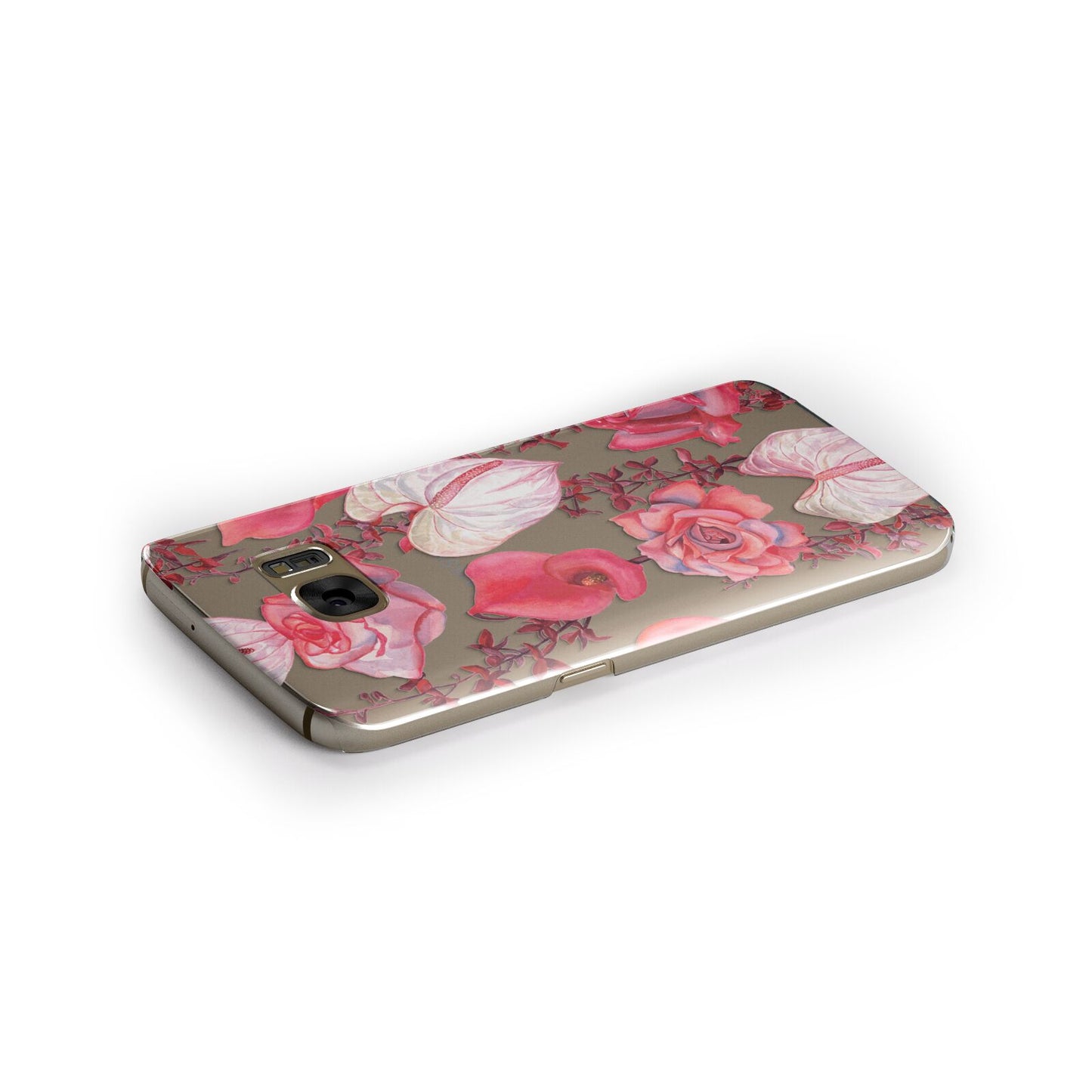 Valentines Flowers Samsung Galaxy Case Side Close Up