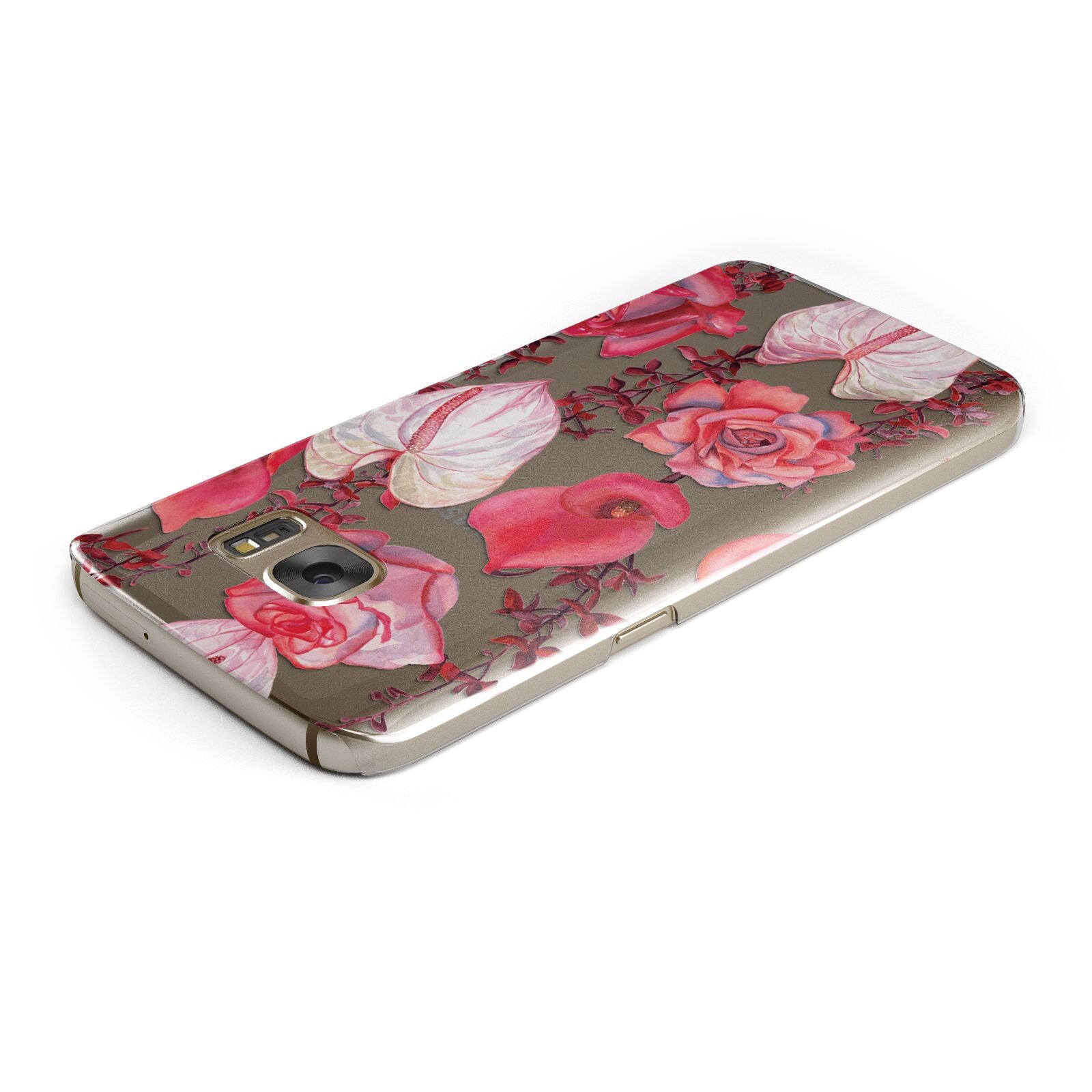 Valentines Flowers Samsung Galaxy Case Top Cutout