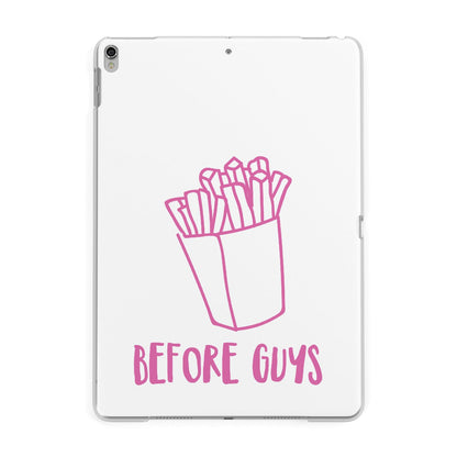 Valentines Fries Before Guys Apple iPad Silver Case