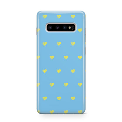 Valentines Hearts Polka Dot Samsung Galaxy S10 Case