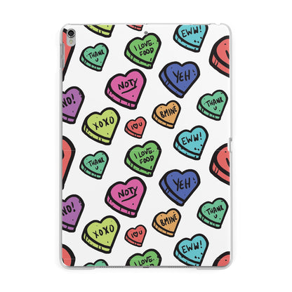 Valentines Love Heart Sweets Apple iPad Silver Case