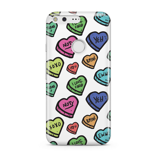 Valentines Love Heart Sweets Google Pixel Case