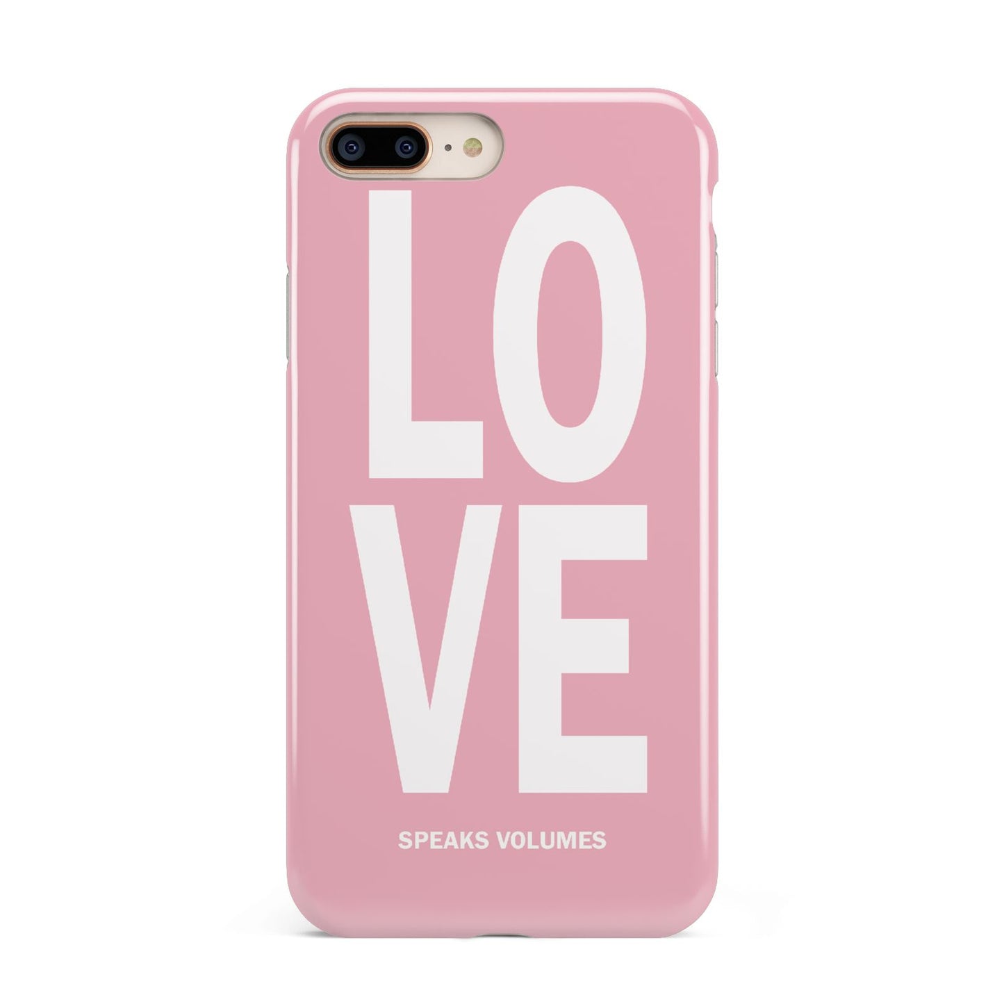 Valentines Love Speaks Volumes Apple iPhone 7 8 Plus 3D Tough Case