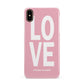Valentines Love Speaks Volumes Apple iPhone Xs Max 3D Snap Case