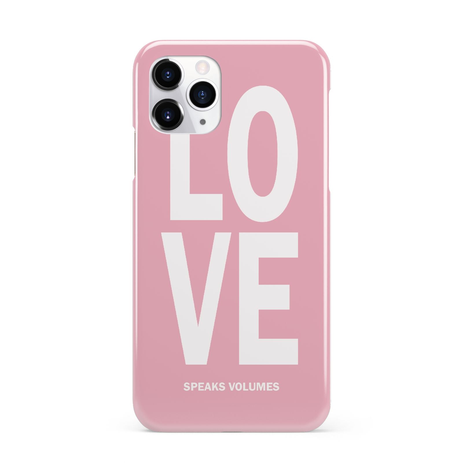 Valentines Love Speaks Volumes iPhone 11 Pro 3D Snap Case