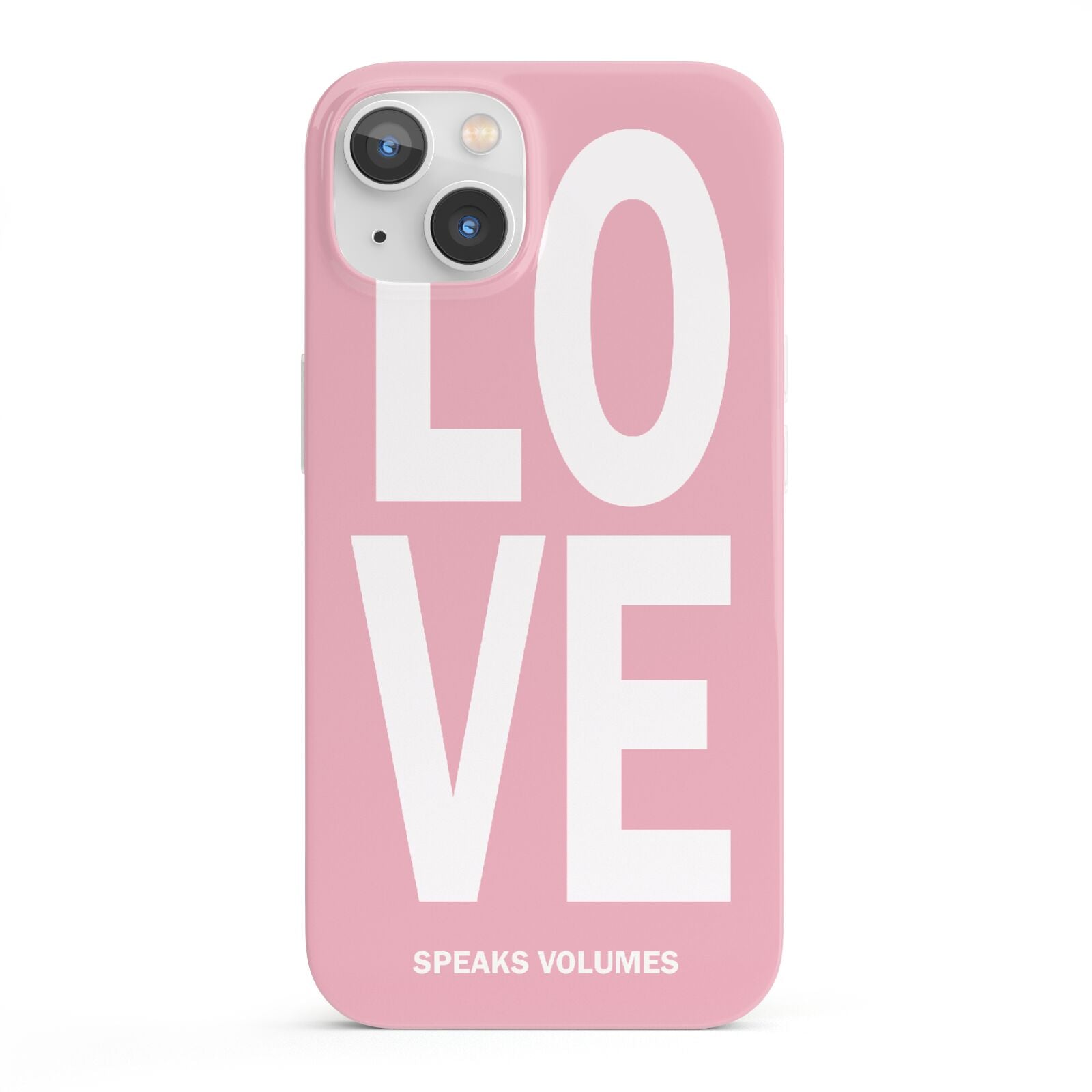 Valentines Love Speaks Volumes iPhone 13 Full Wrap 3D Snap Case