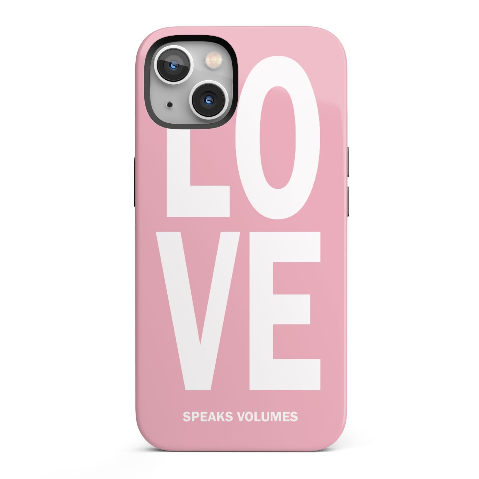 Valentines Love Speaks Volumes iPhone 13 Full Wrap 3D Tough Case