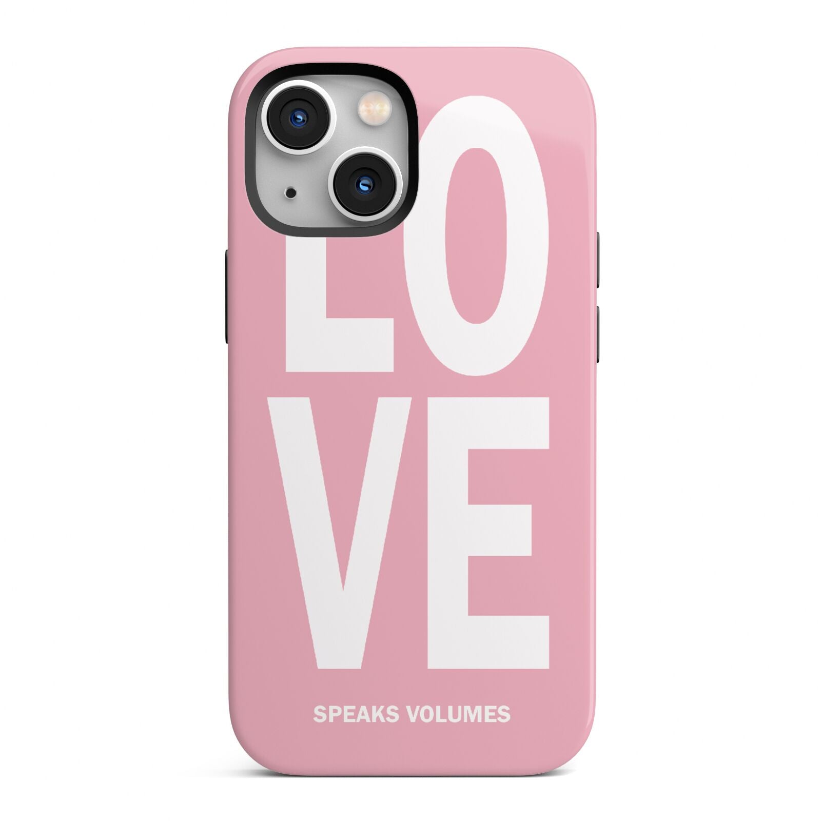 Valentines Love Speaks Volumes iPhone 13 Mini Full Wrap 3D Tough Case