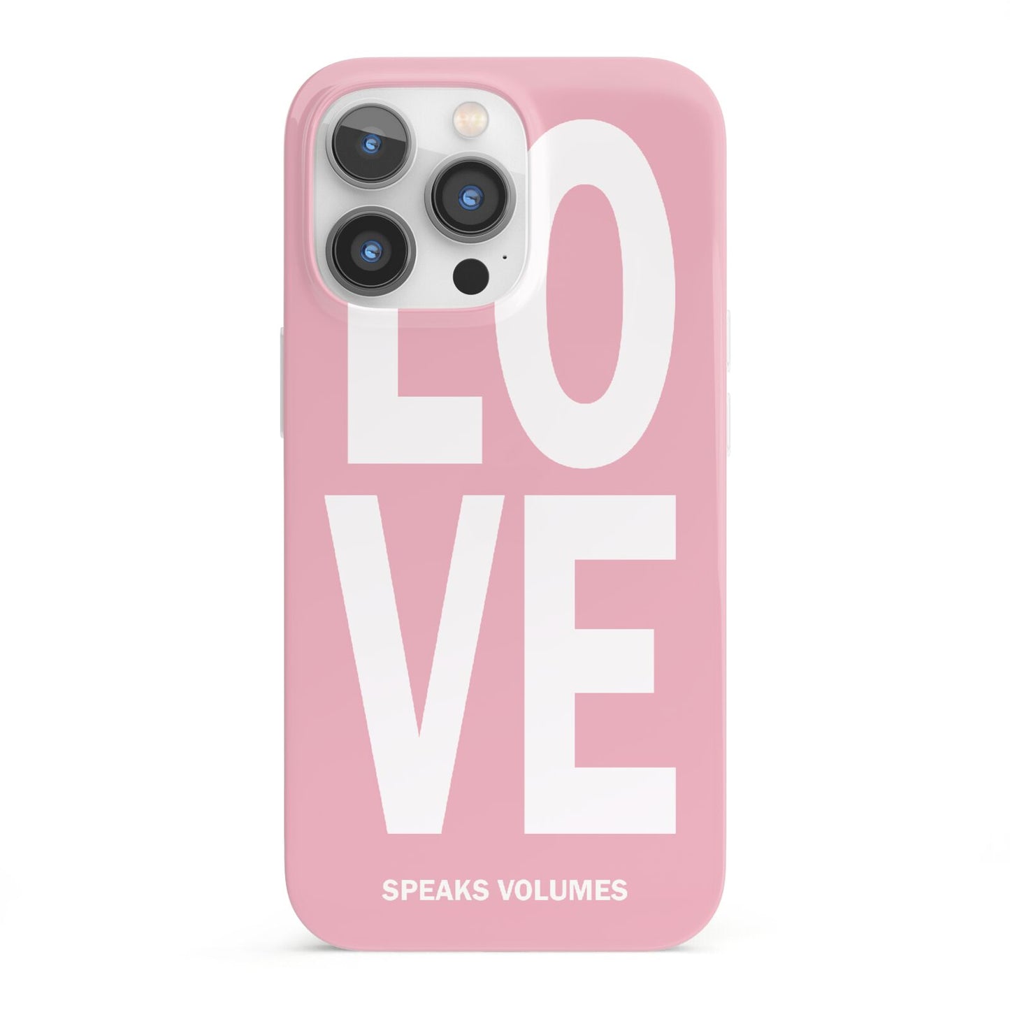 Valentines Love Speaks Volumes iPhone 13 Pro Full Wrap 3D Snap Case