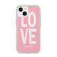 Valentines Love Speaks Volumes iPhone 14 Clear Tough Case Starlight