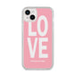 Valentines Love Speaks Volumes iPhone 14 Plus Clear Tough Case Starlight