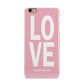 Valentines Love Speaks Volumes iPhone 6 Plus 3D Snap Case on Gold Phone