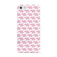 Valentines Pink Elephants Apple iPhone 5 Case
