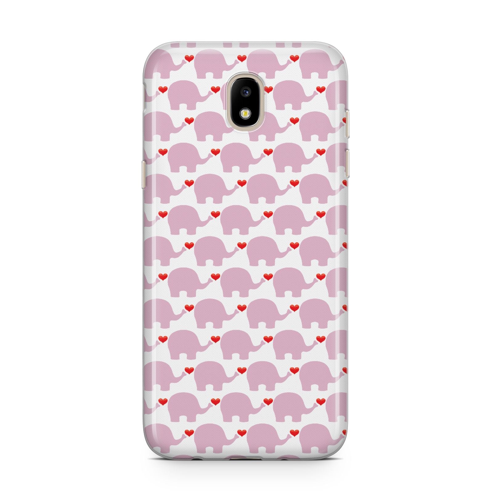 Valentines Pink Elephants Samsung J5 2017 Case