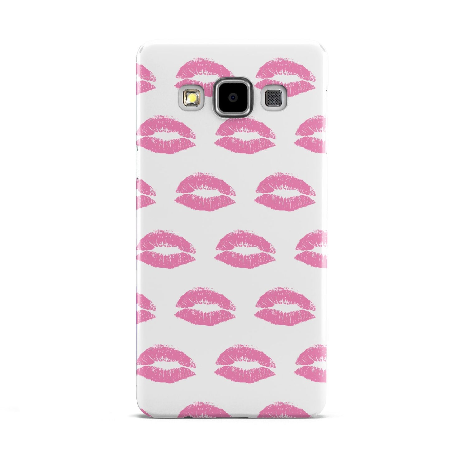 Valentines Pink Kisses Lips Samsung Galaxy A5 Case