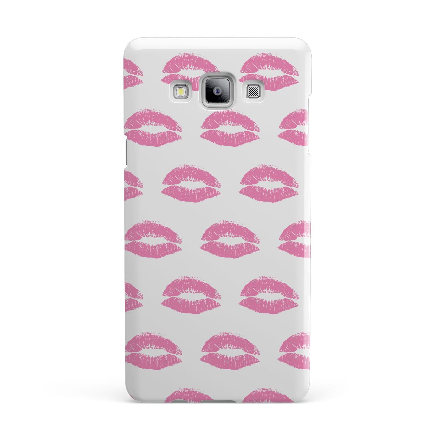 Valentines Pink Kisses Lips Samsung Galaxy A7 2015 Case