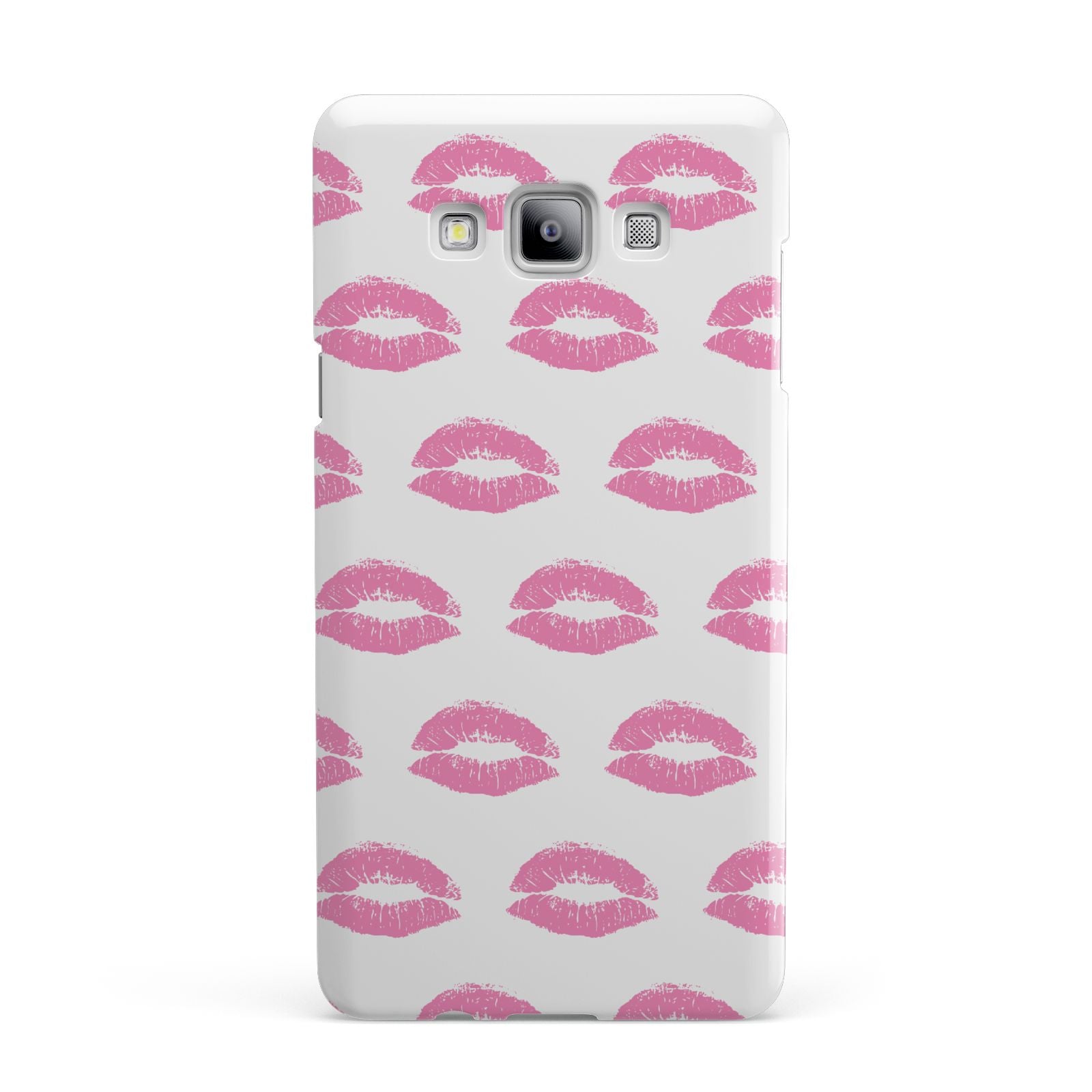 Valentines Pink Kisses Lips Samsung Galaxy A7 2015 Case