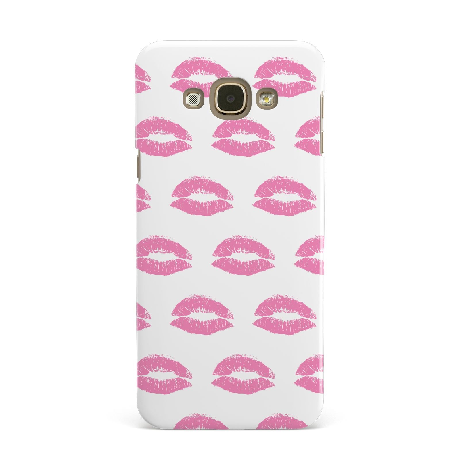 Valentines Pink Kisses Lips Samsung Galaxy A8 Case