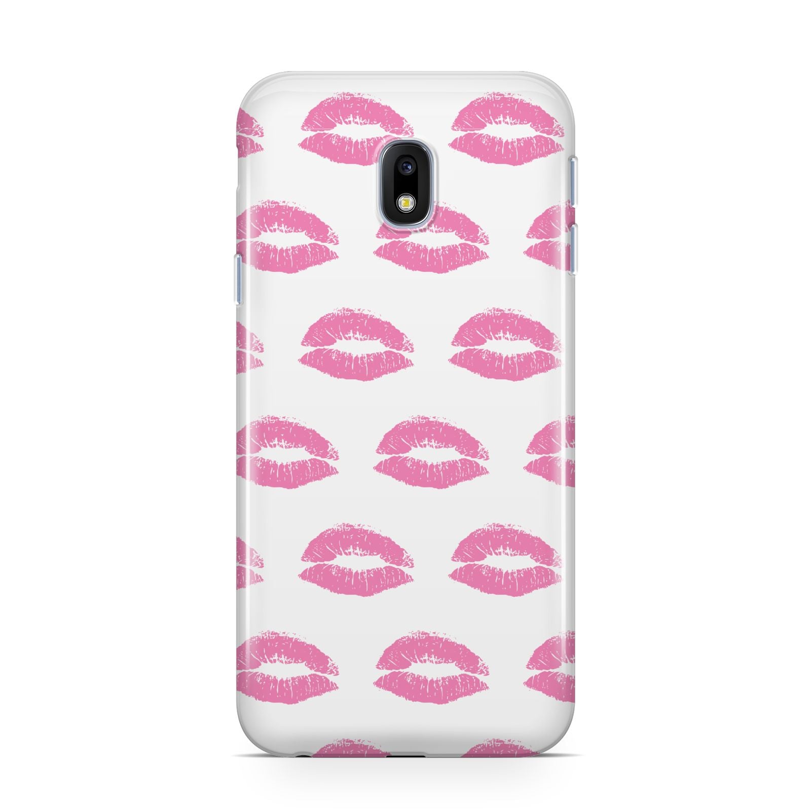 Valentines Pink Kisses Lips Samsung Galaxy J3 2017 Case