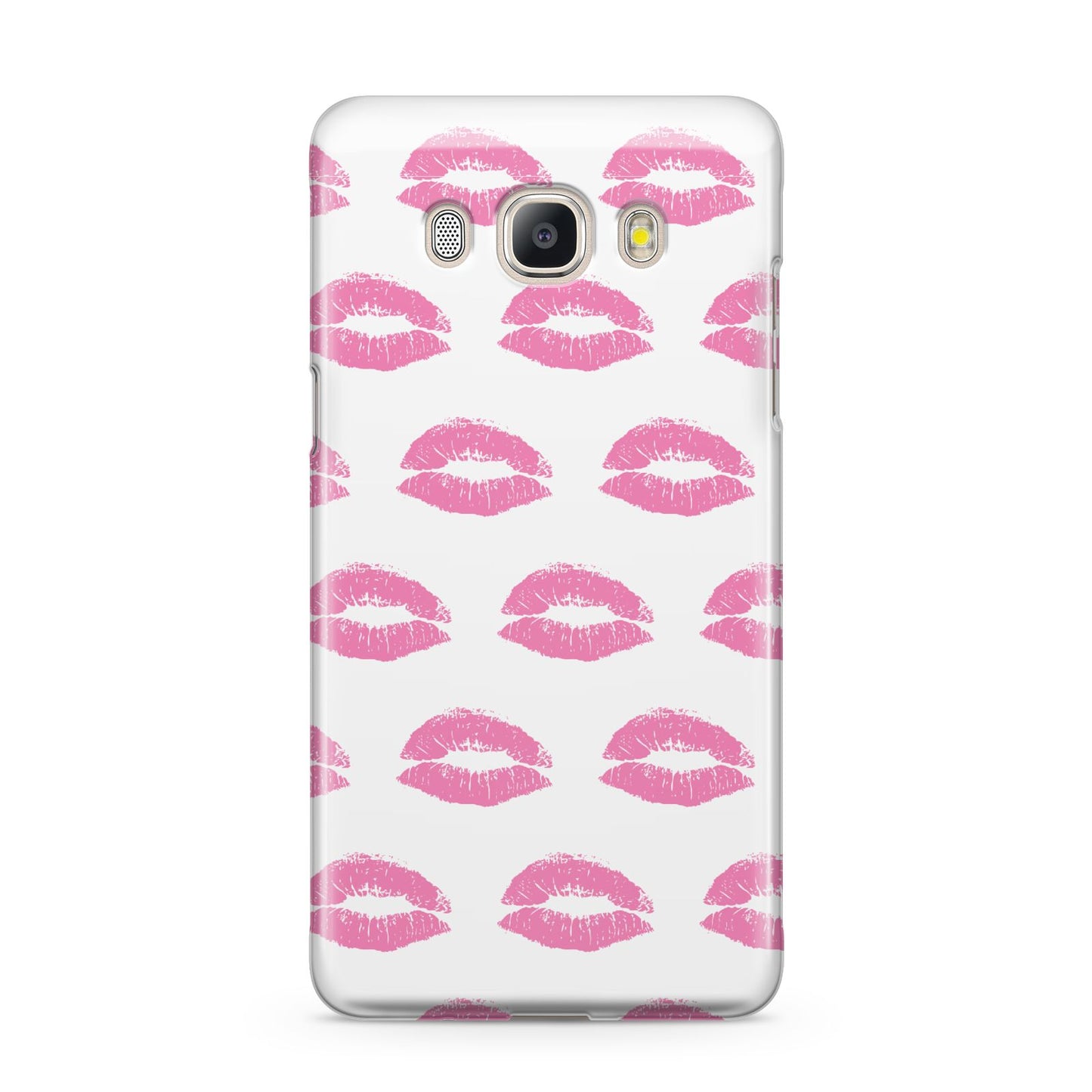 Valentines Pink Kisses Lips Samsung Galaxy J5 2016 Case