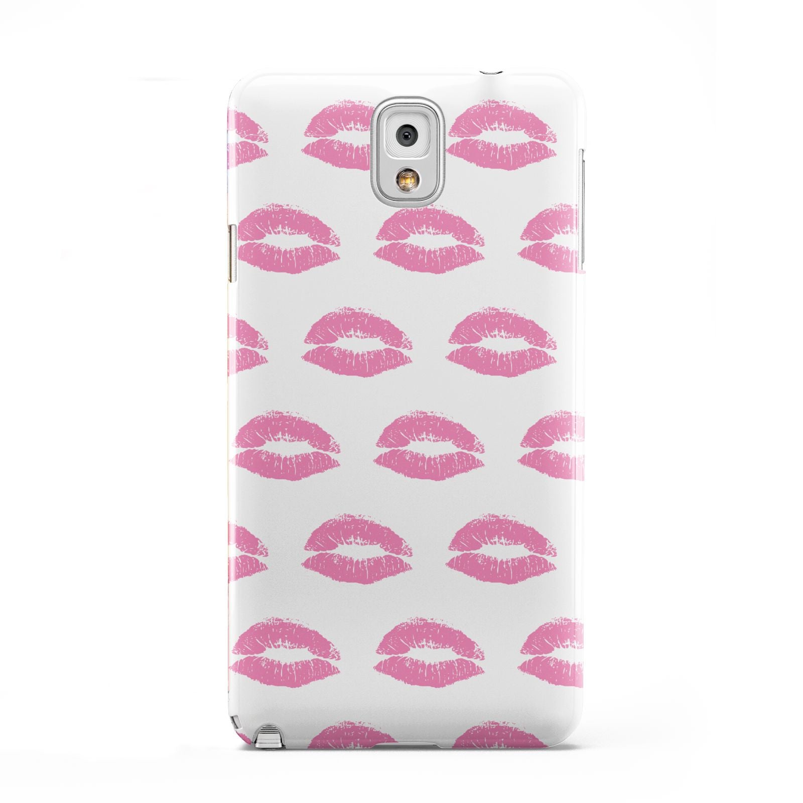 Valentines Pink Kisses Lips Samsung Galaxy Note 3 Case