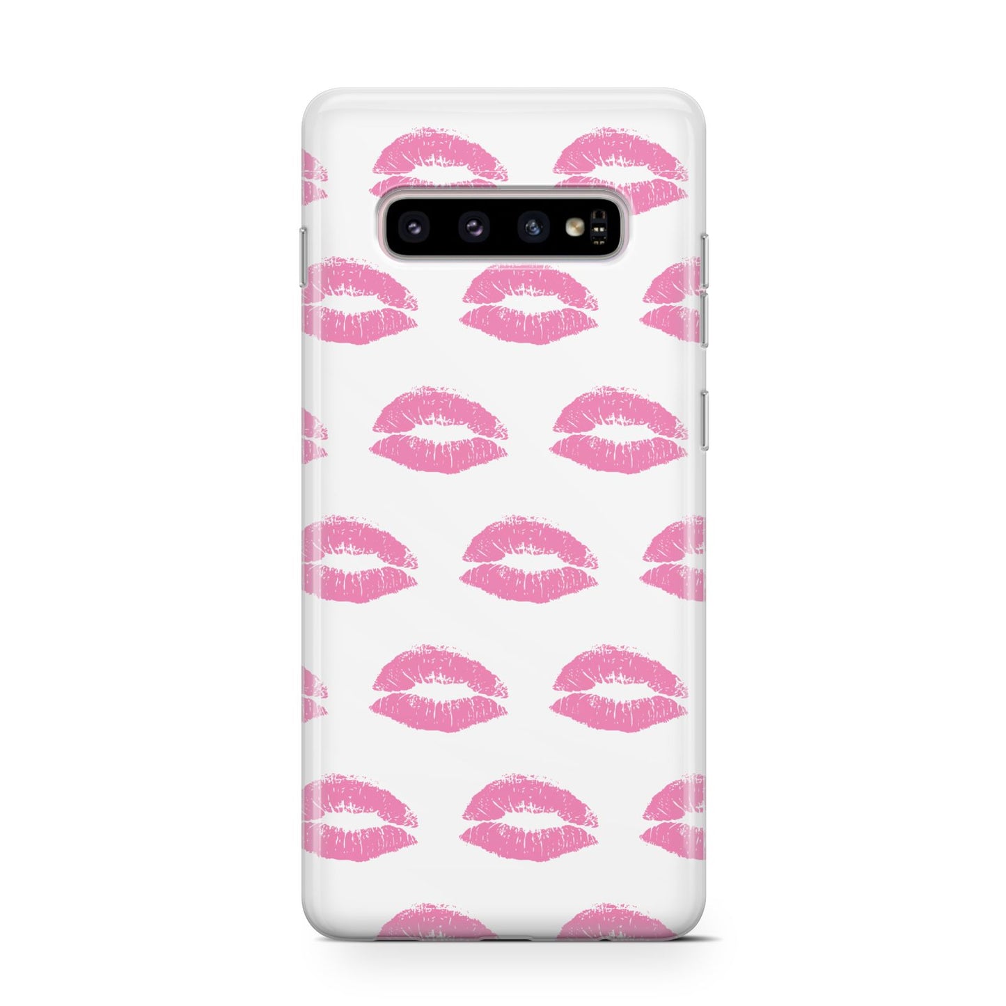 Valentines Pink Kisses Lips Samsung Galaxy S10 Case