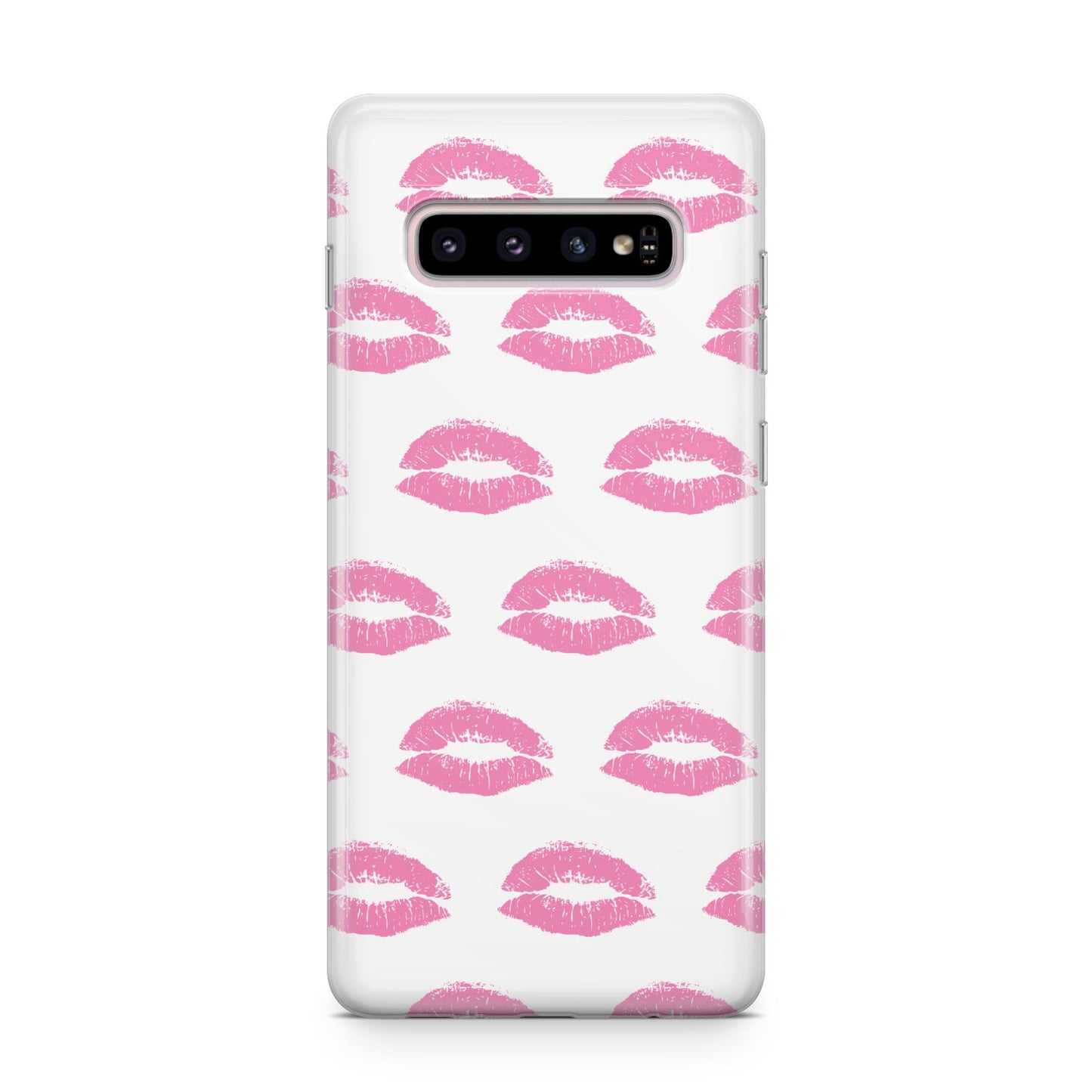 Valentines Pink Kisses Lips Samsung Galaxy S10 Plus Case