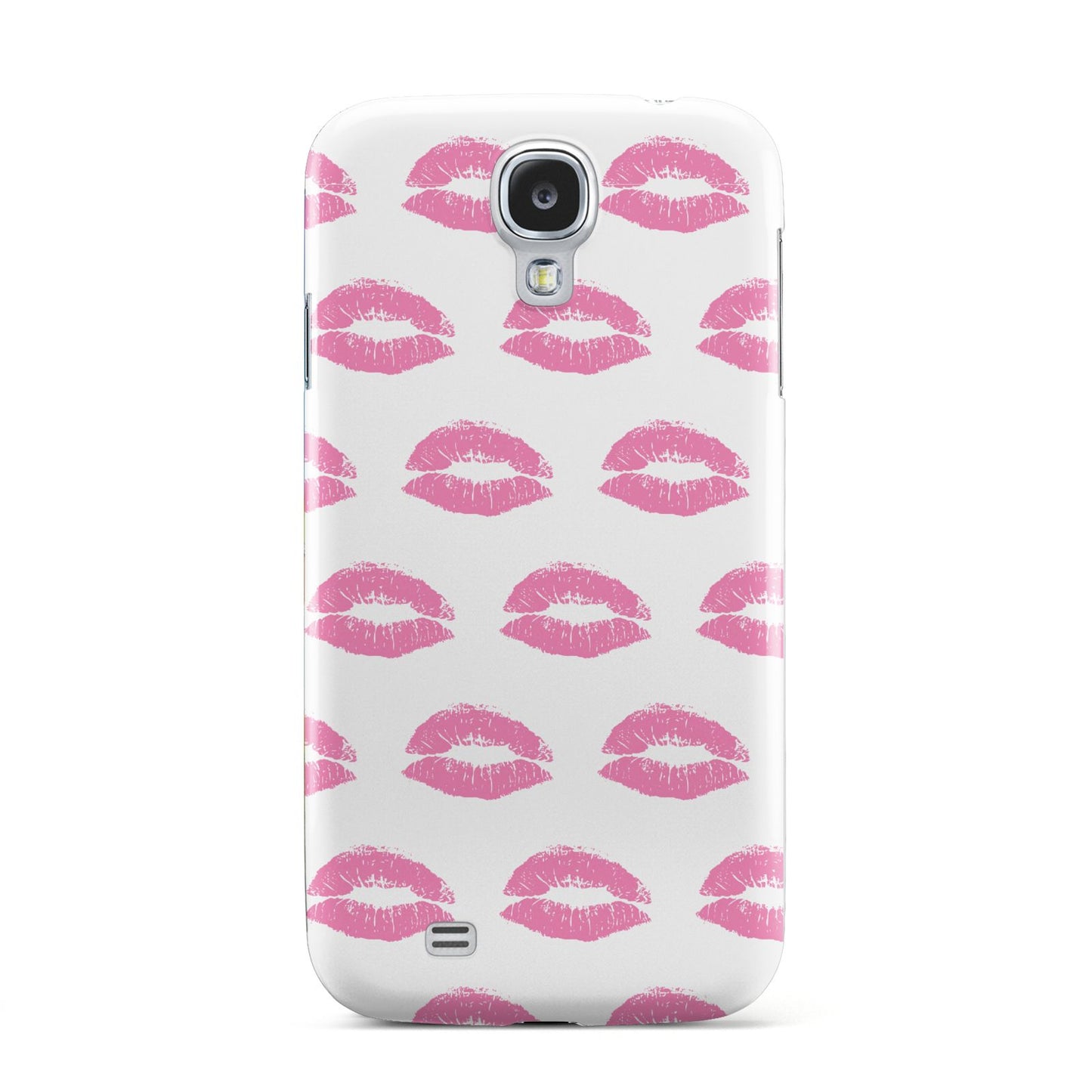 Valentines Pink Kisses Lips Samsung Galaxy S4 Case