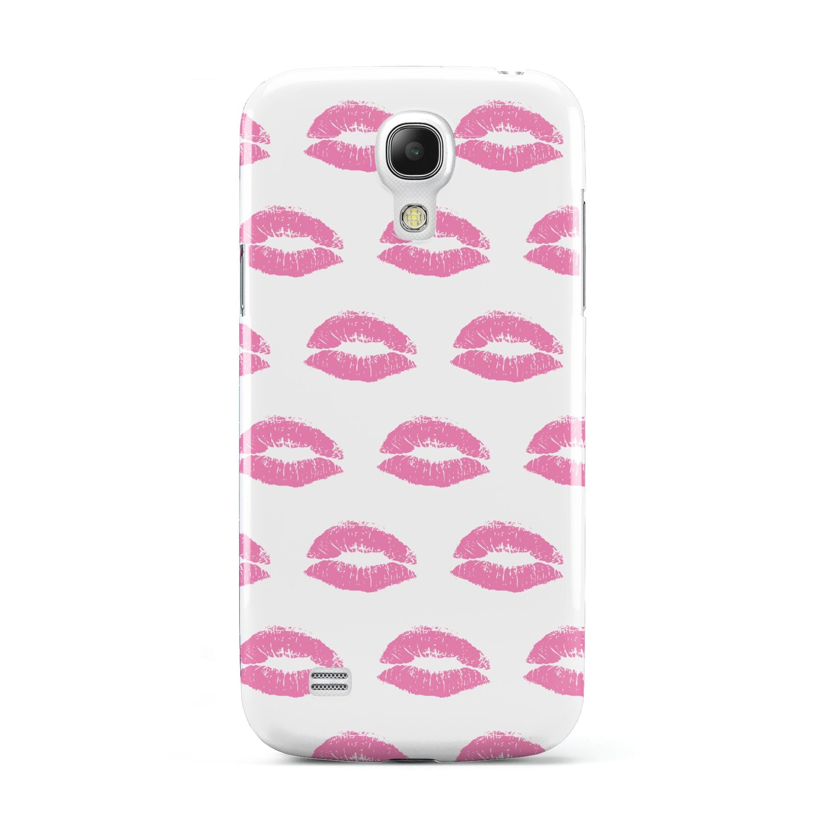 Valentines Pink Kisses Lips Samsung Galaxy S4 Mini Case