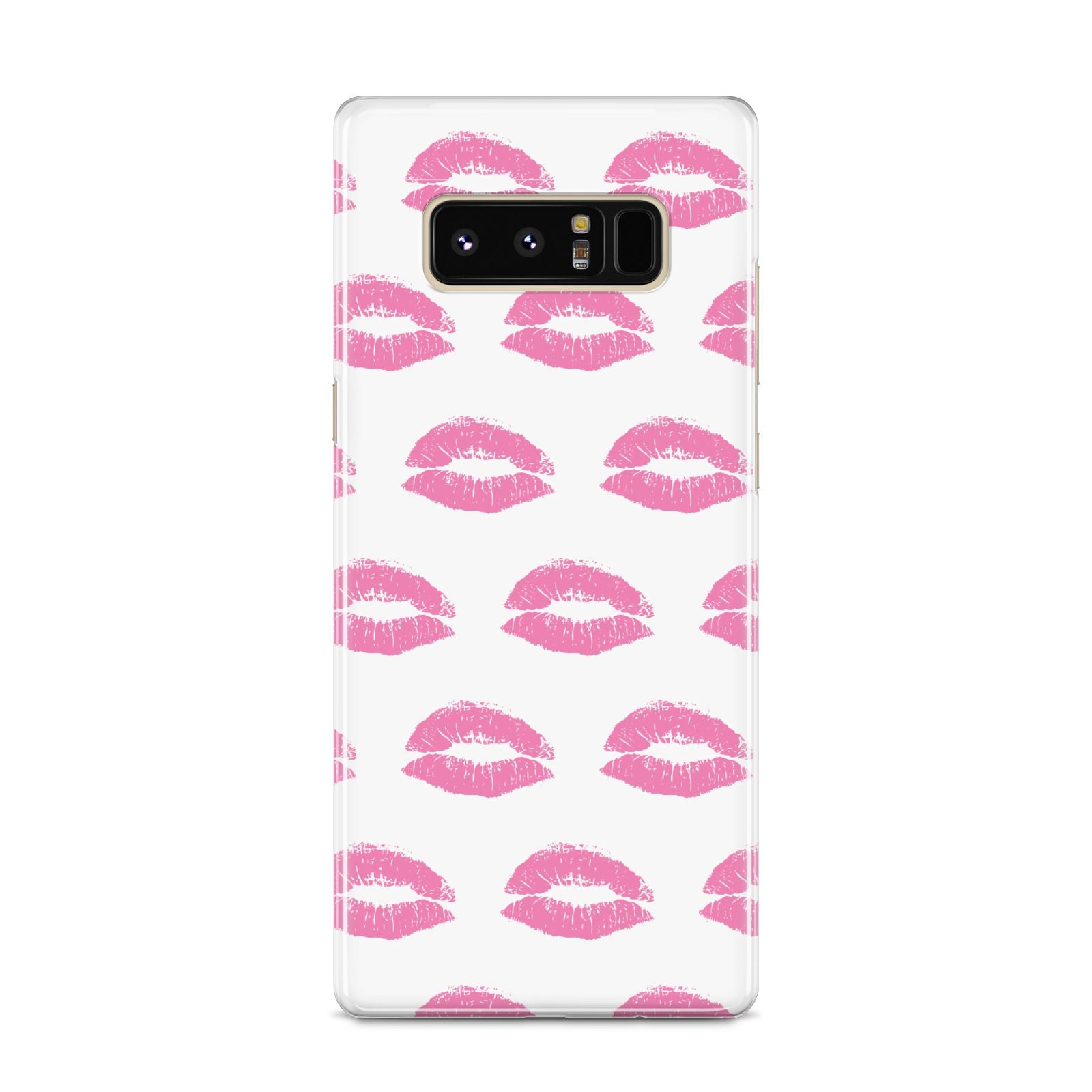 Valentines Pink Kisses Lips Samsung Galaxy S8 Case