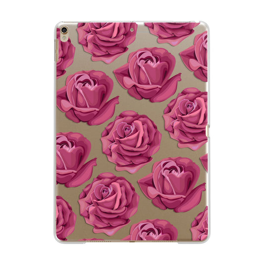 Valentines Roses Apple iPad Gold Case