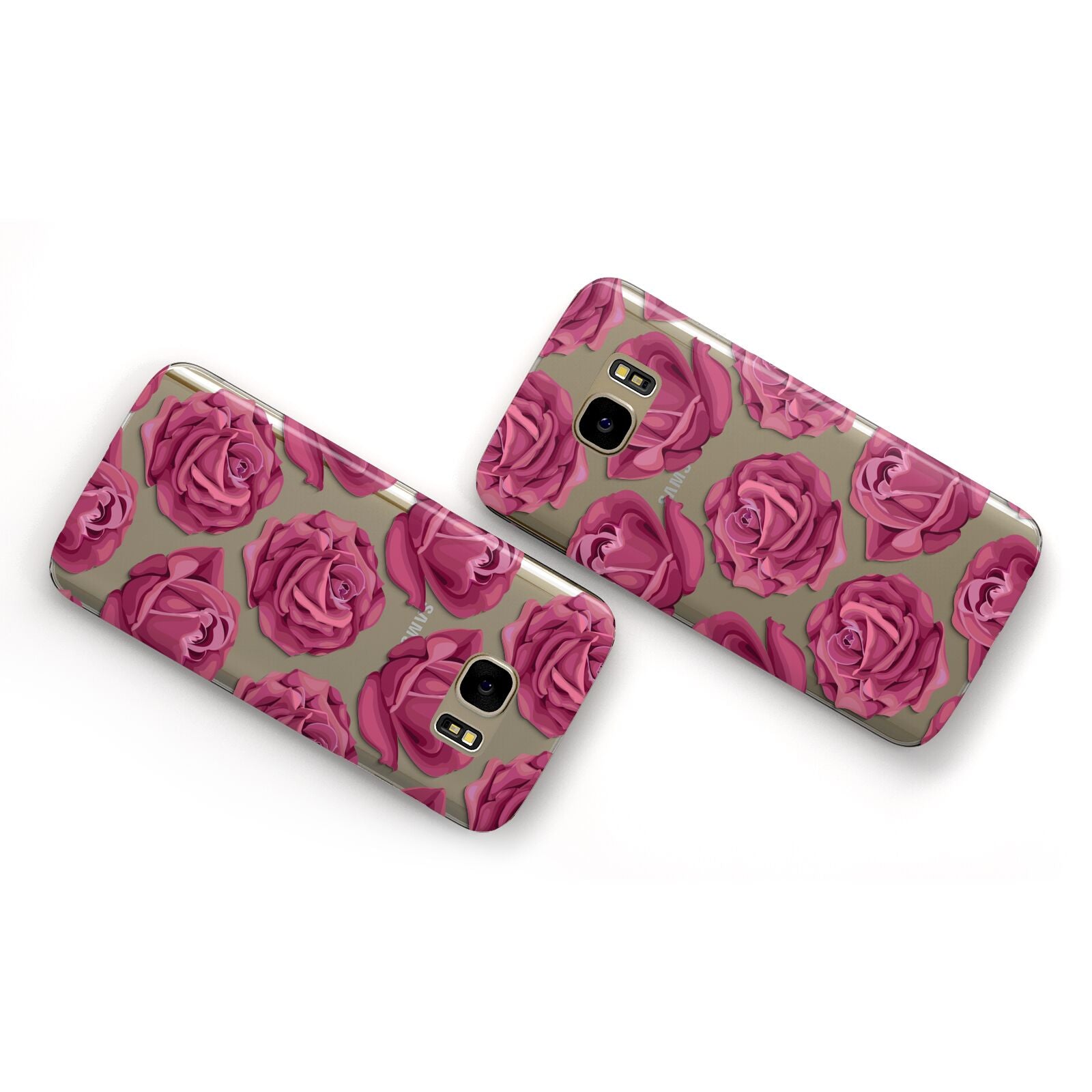 Valentines Roses Samsung Galaxy Case Flat Overview