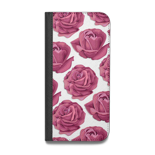 Valentines Roses Vegan Leather Flip Samsung Case