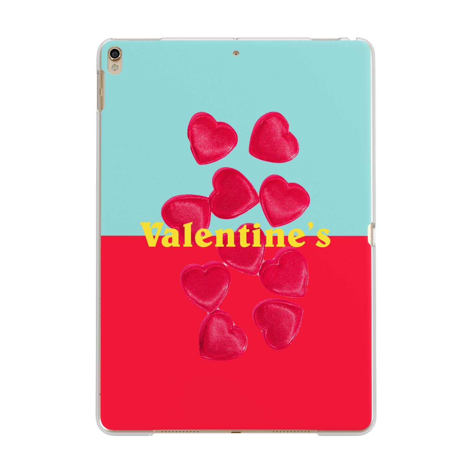 Valentines Sweets Apple iPad Gold Case