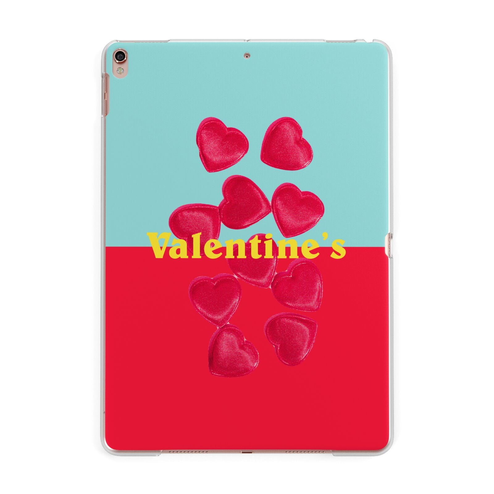 Valentines Sweets Apple iPad Rose Gold Case