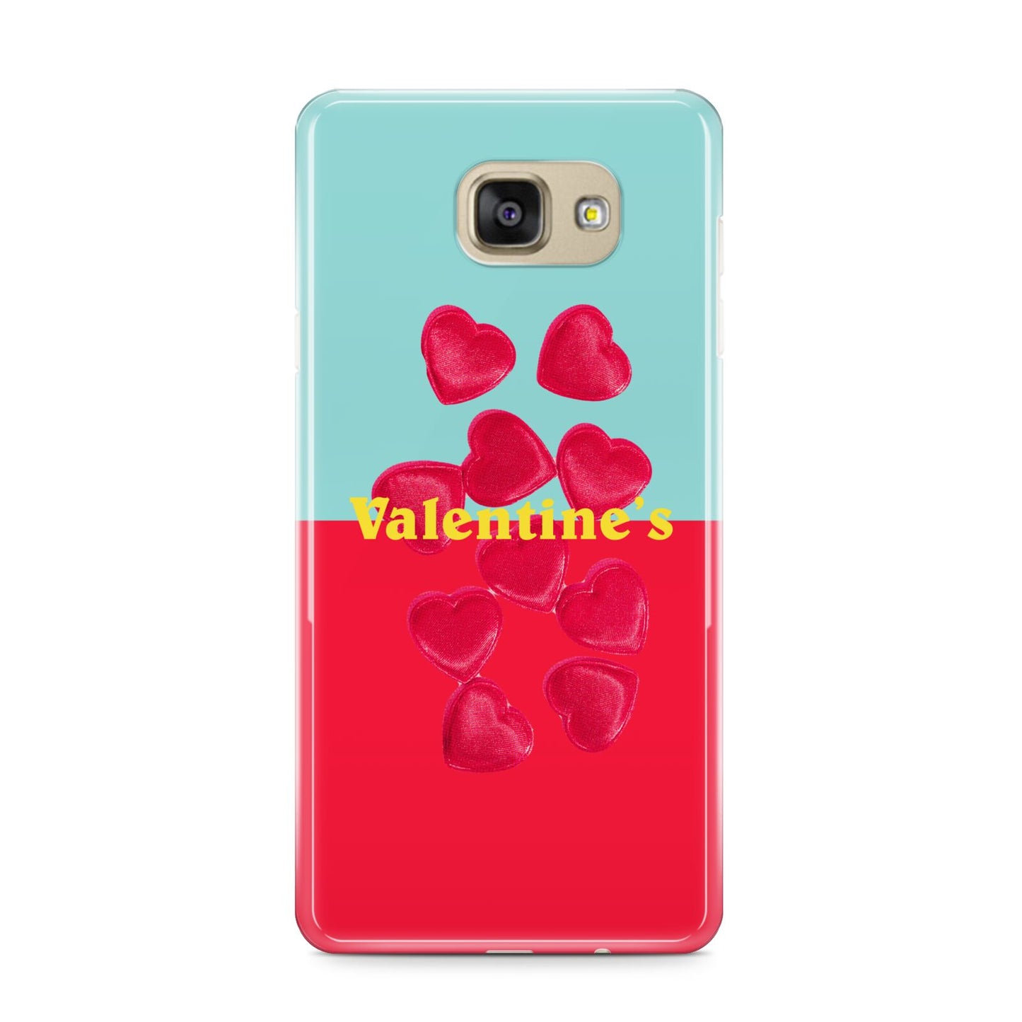 Valentines Sweets Samsung Galaxy A9 2016 Case on gold phone