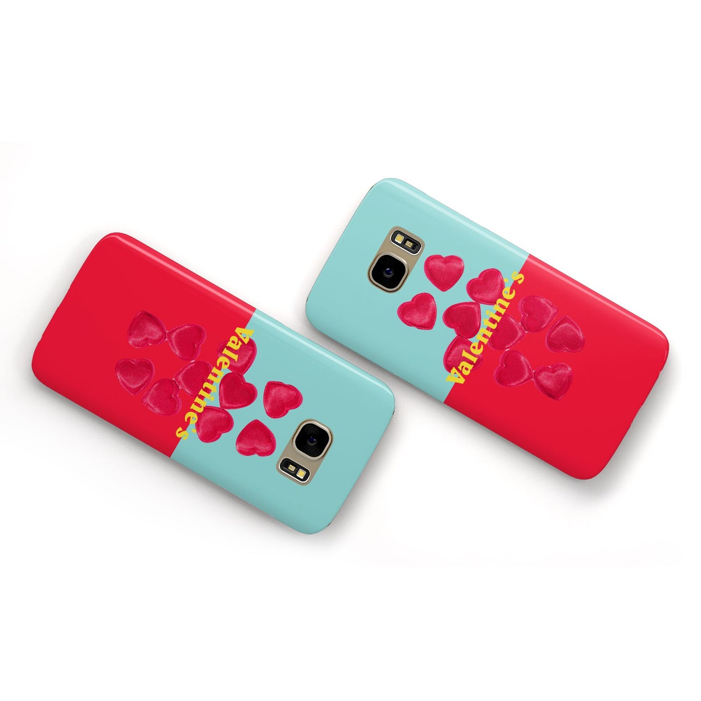 Valentines Sweets Samsung Galaxy Case Flat Overview