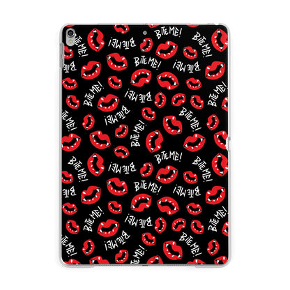 Vampire Bite Me Apple iPad Silver Case