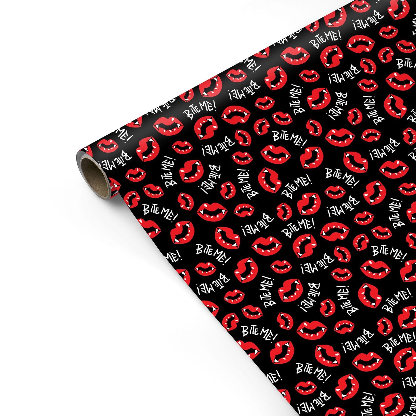 Vampire Bite Me Personalised Gift Wrap