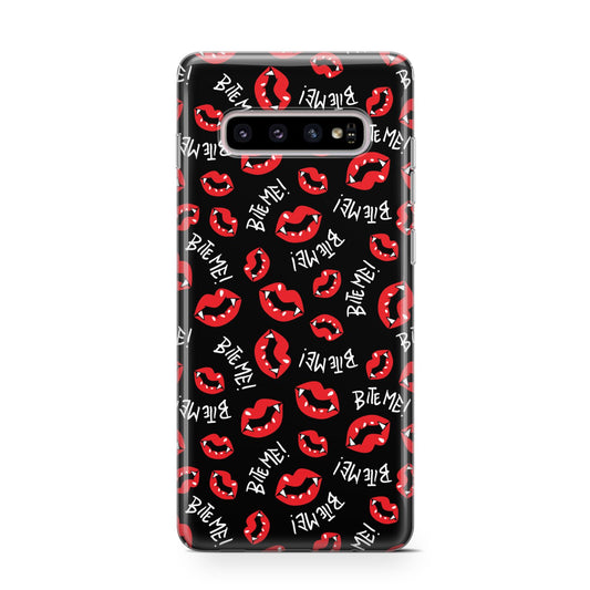 Vampire Bite Me Protective Samsung Galaxy Case