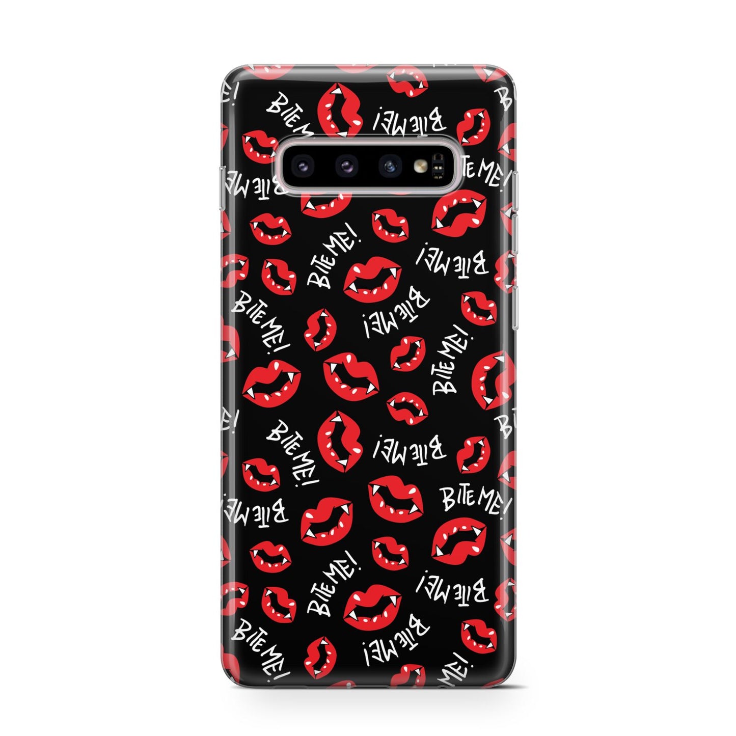 Vampire Bite Me Samsung Galaxy S10 Case