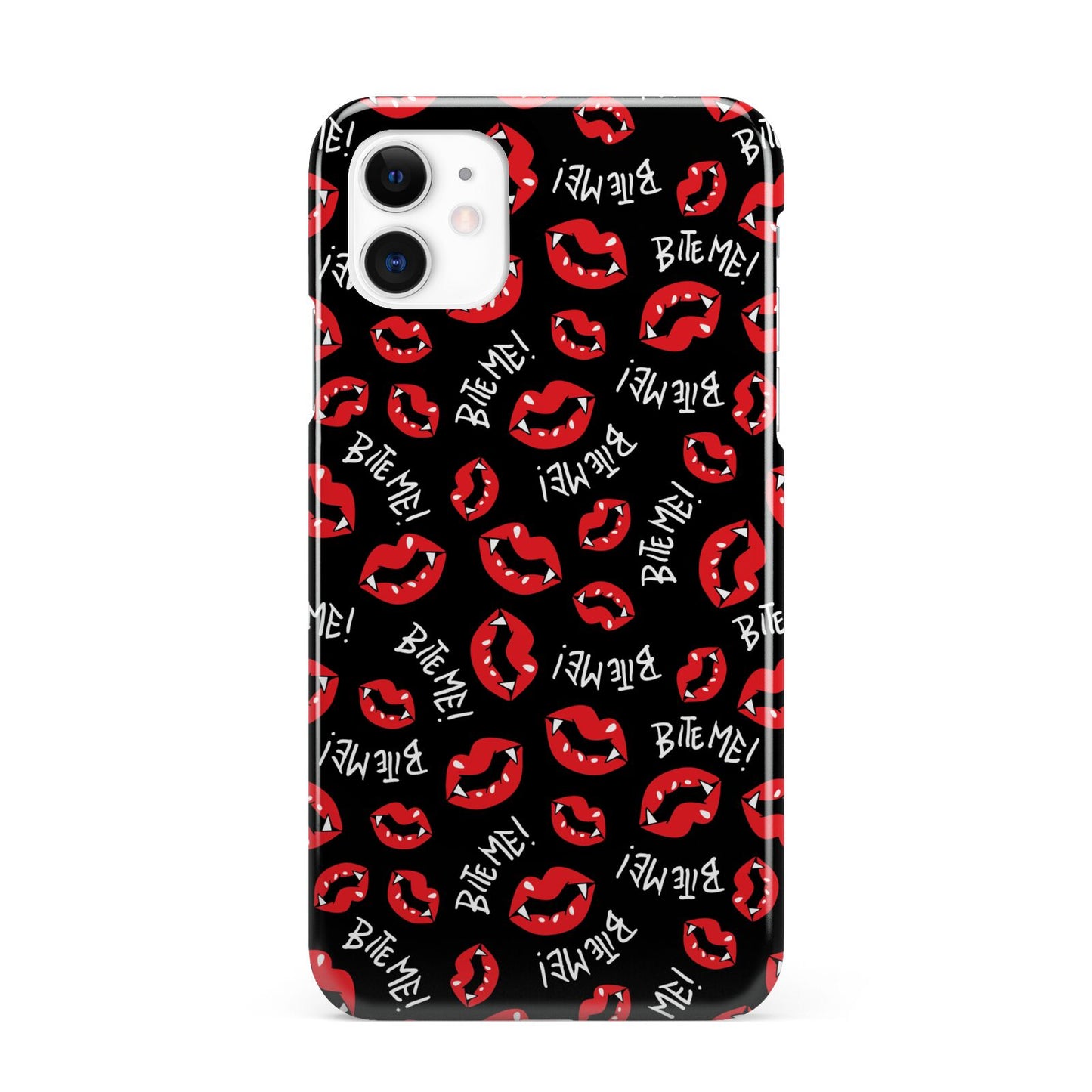 Vampire Bite Me iPhone 11 3D Snap Case