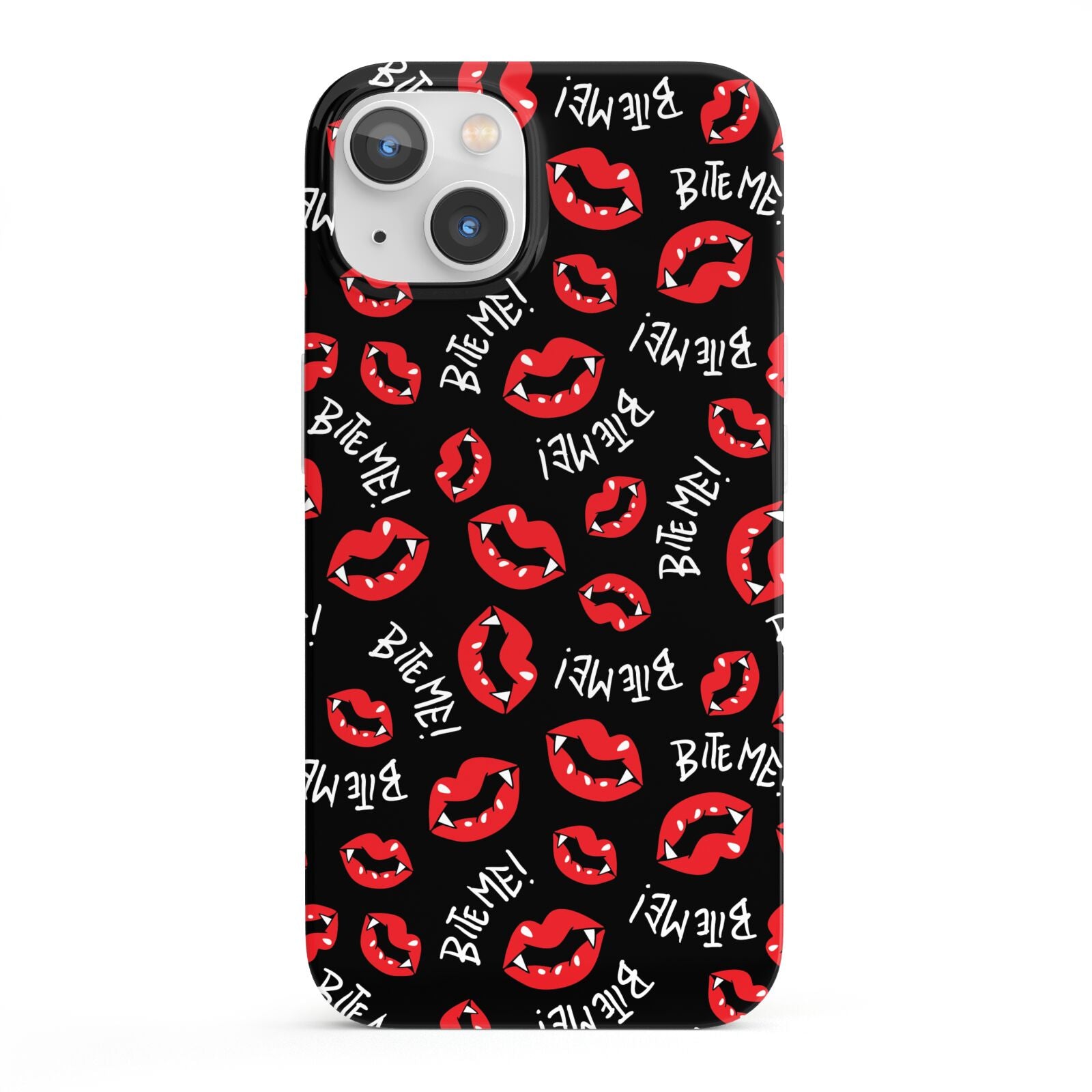 Vampire Bite Me iPhone 13 Full Wrap 3D Snap Case