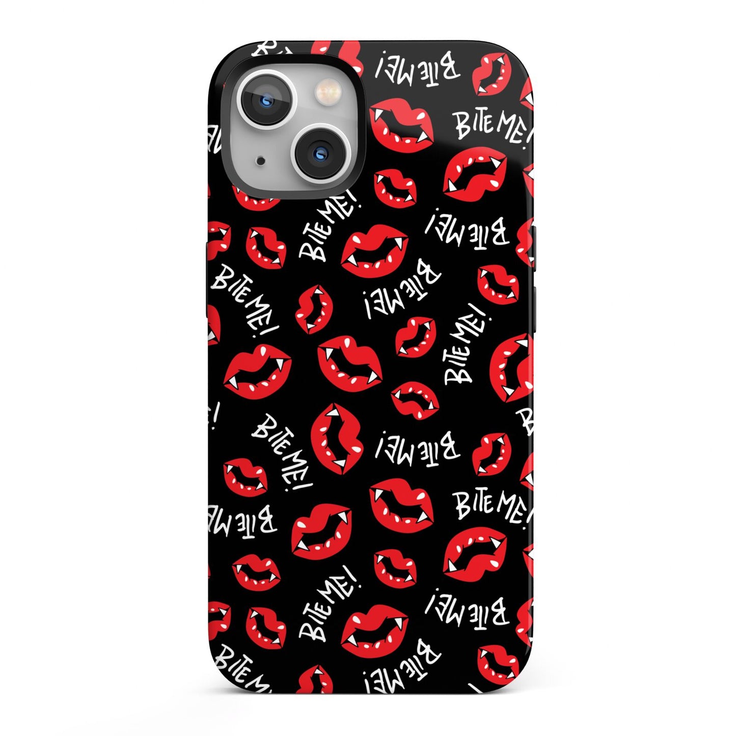 Vampire Bite Me iPhone 13 Full Wrap 3D Tough Case