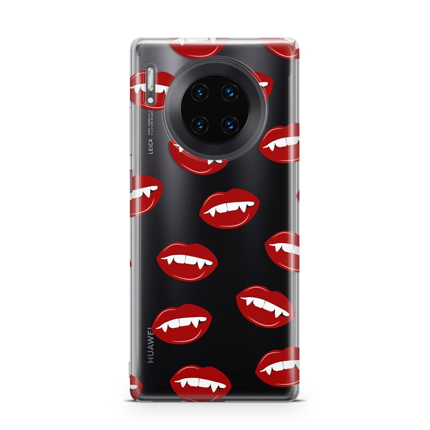 Vampire Fangs with Transparent Background Huawei Mate 30 Pro Phone Case