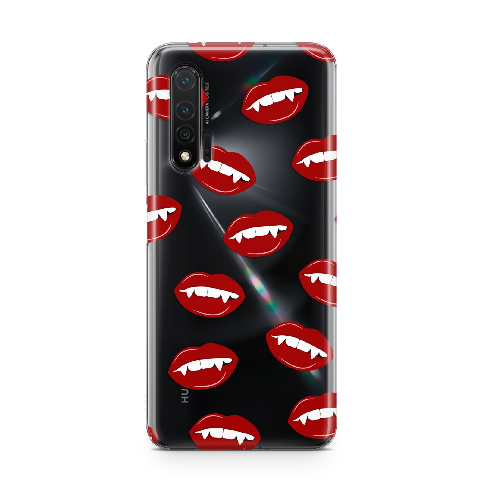 Vampire Fangs with Transparent Background Huawei Nova 6 Phone Case