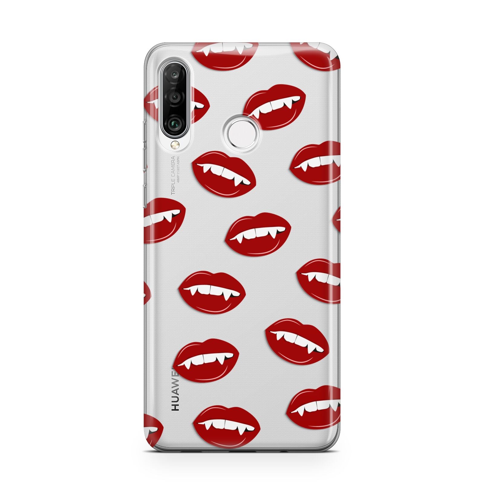 Vampire Fangs with Transparent Background Huawei P30 Lite Phone Case