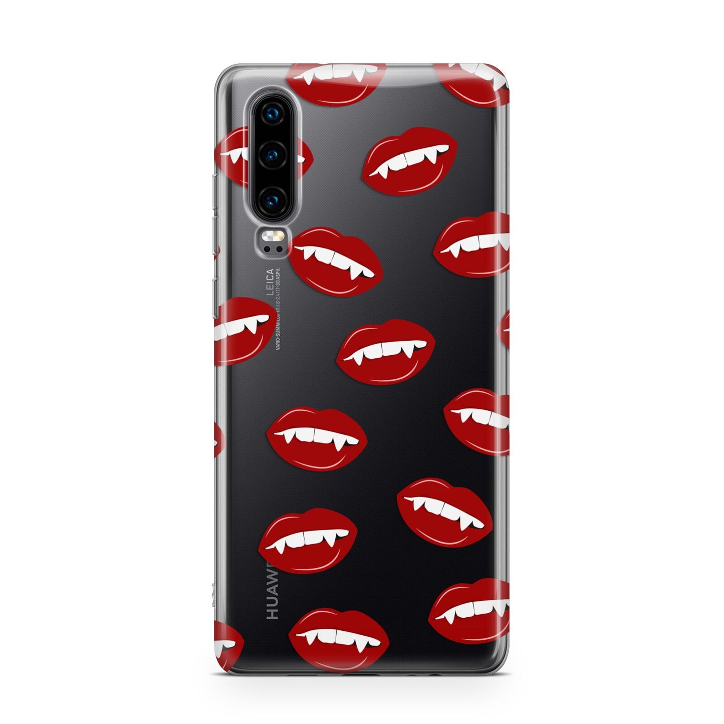 Vampire Fangs with Transparent Background Huawei P30 Phone Case