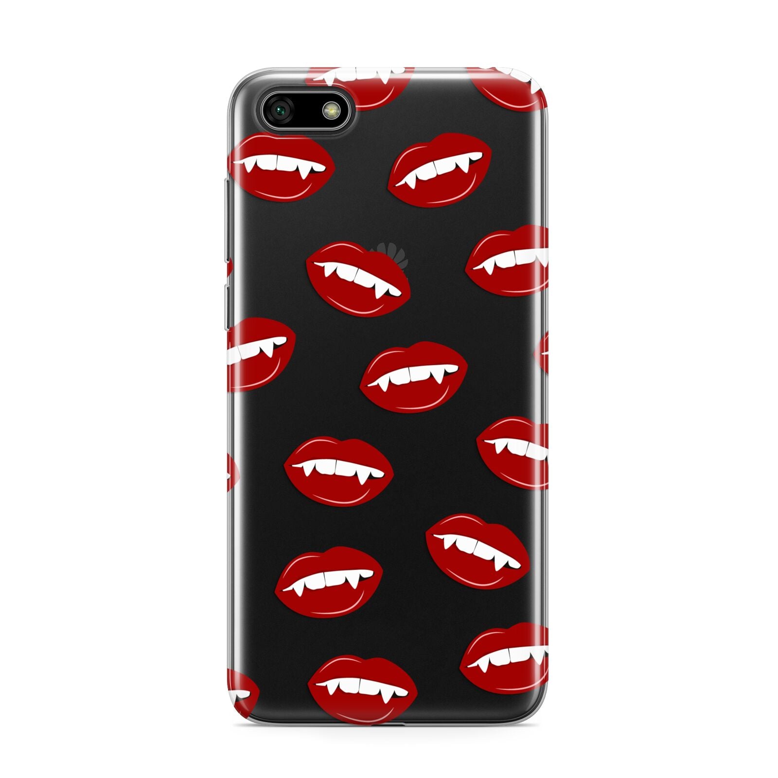 Vampire Fangs with Transparent Background Huawei Y5 Prime 2018 Phone Case