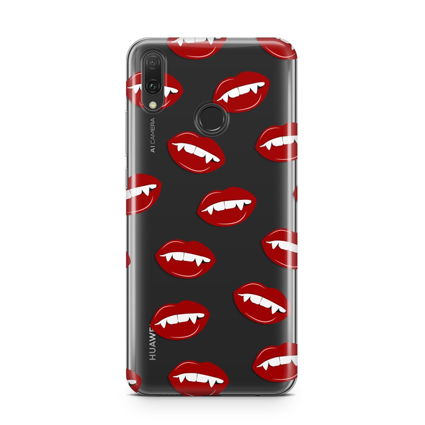 Vampire Fangs with Transparent Background Huawei Y9 2019